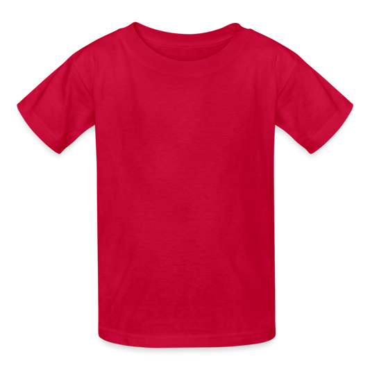 Hanes Youth Tagless T-Shirt - red