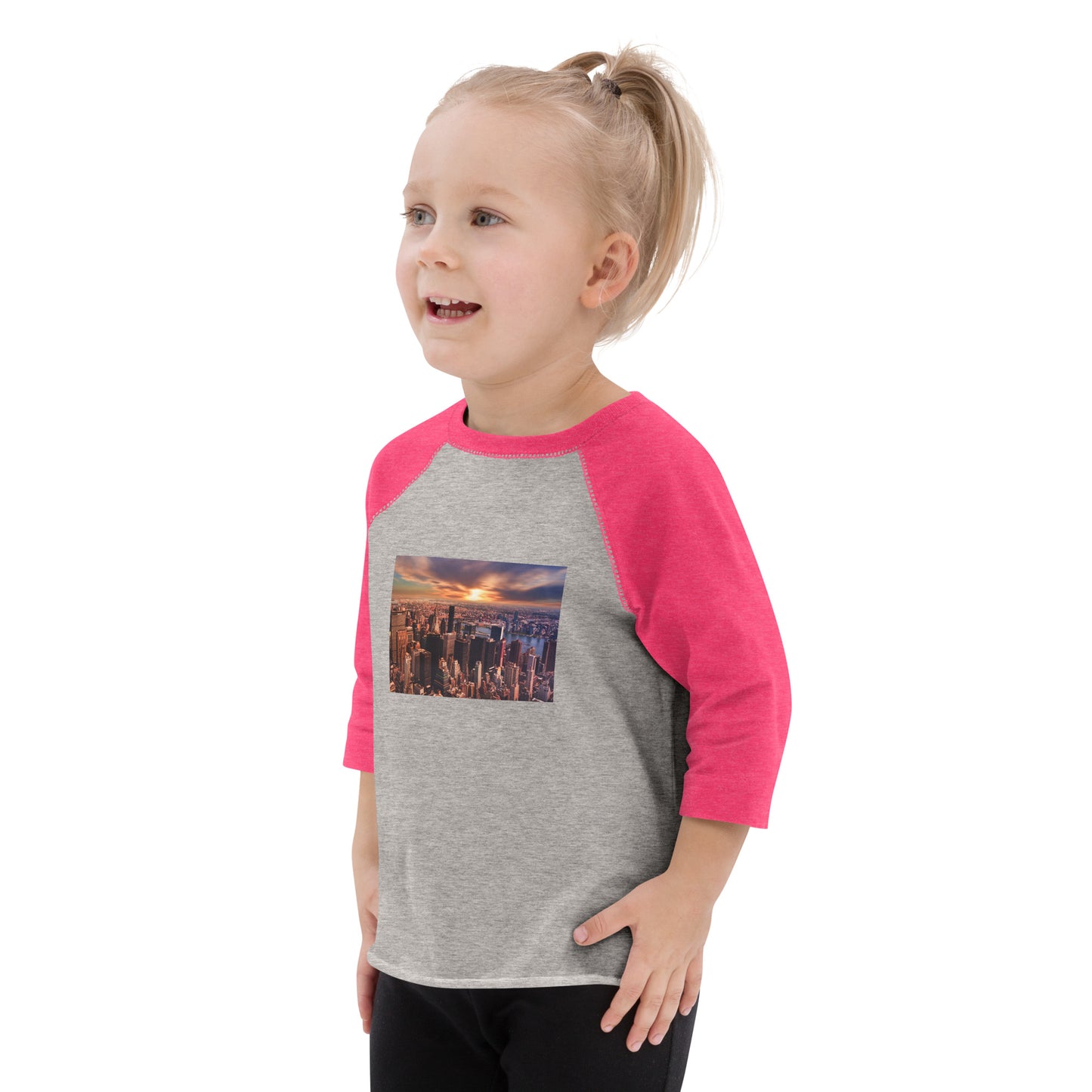 Toddler baseball shirt-DTG Front