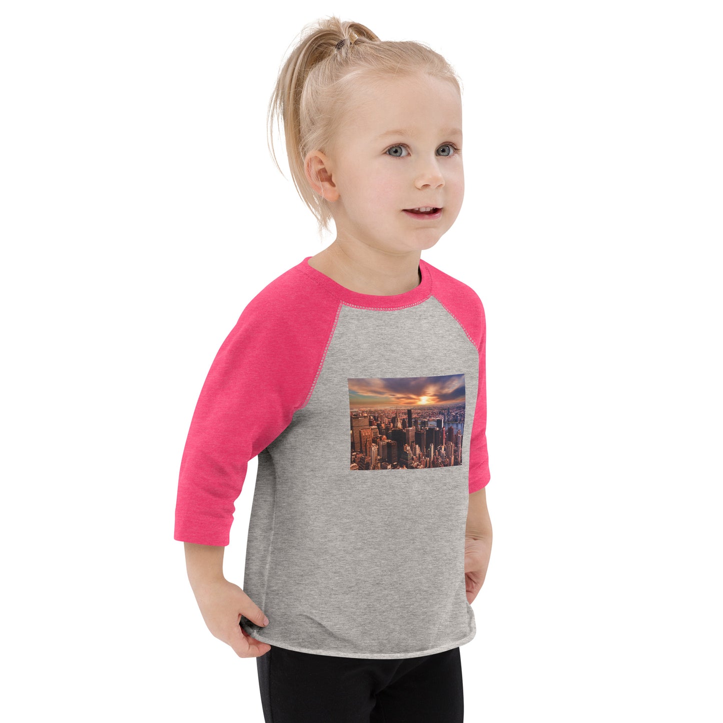 Toddler baseball shirt-DTG Front