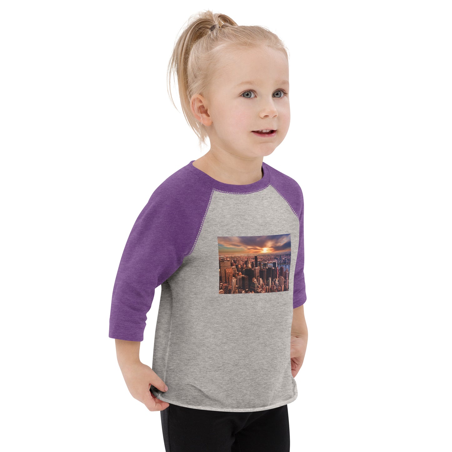 Toddler baseball shirt-DTG Front