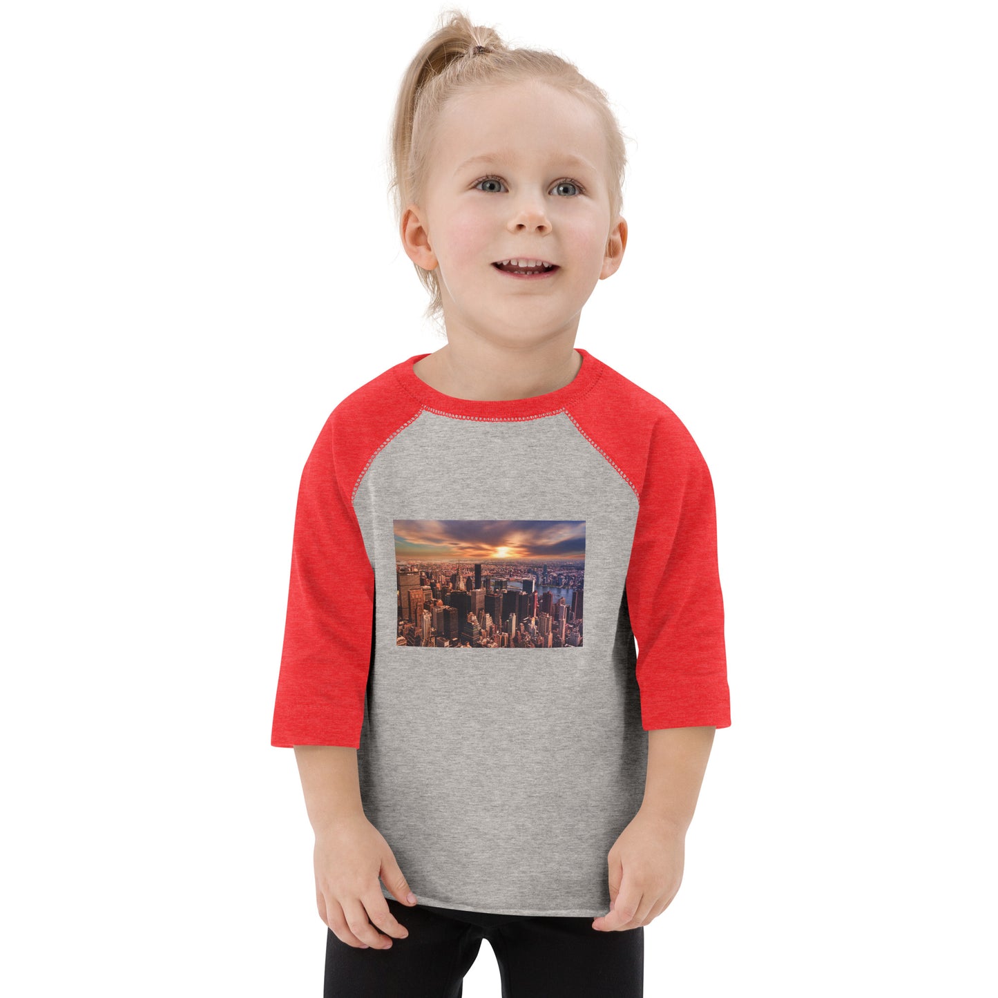 Toddler baseball shirt-DTG Front