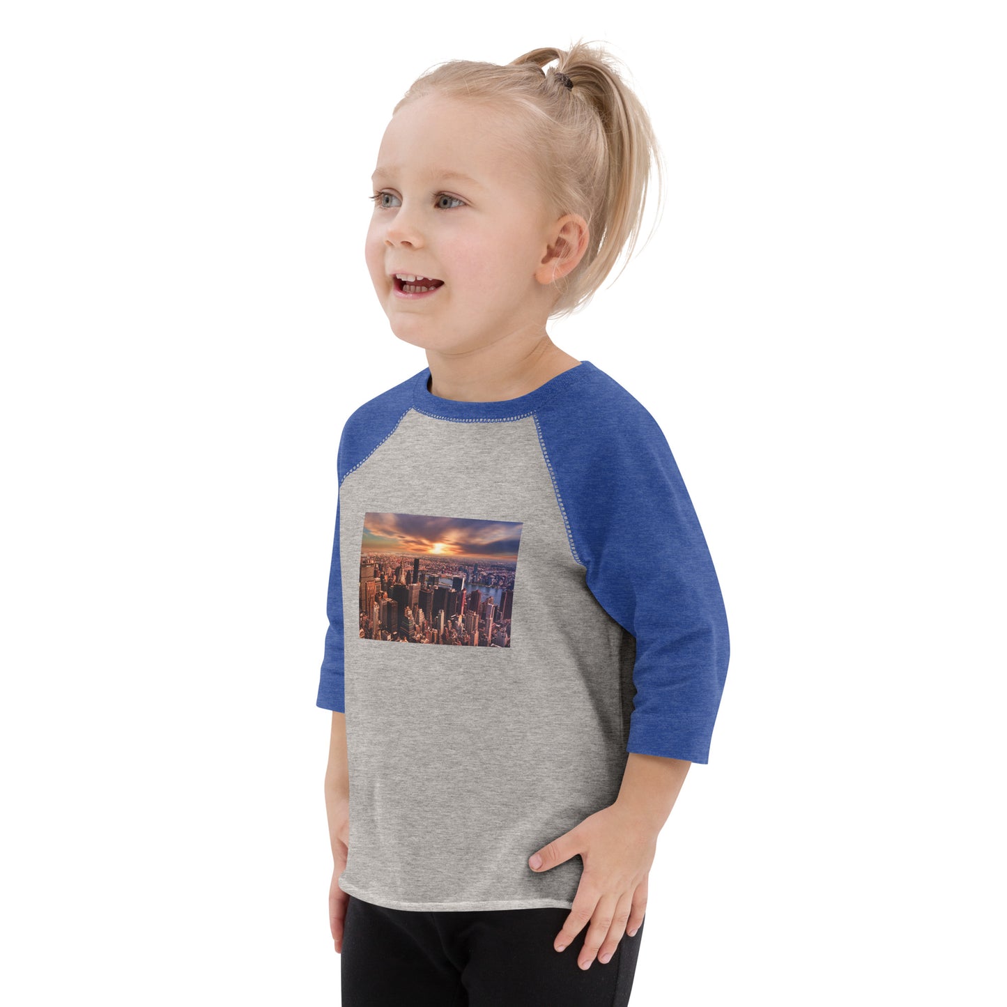 Toddler baseball shirt-DTG Front