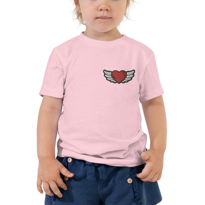 Toddler Short Sleeve Tee - Embroidery Left Front