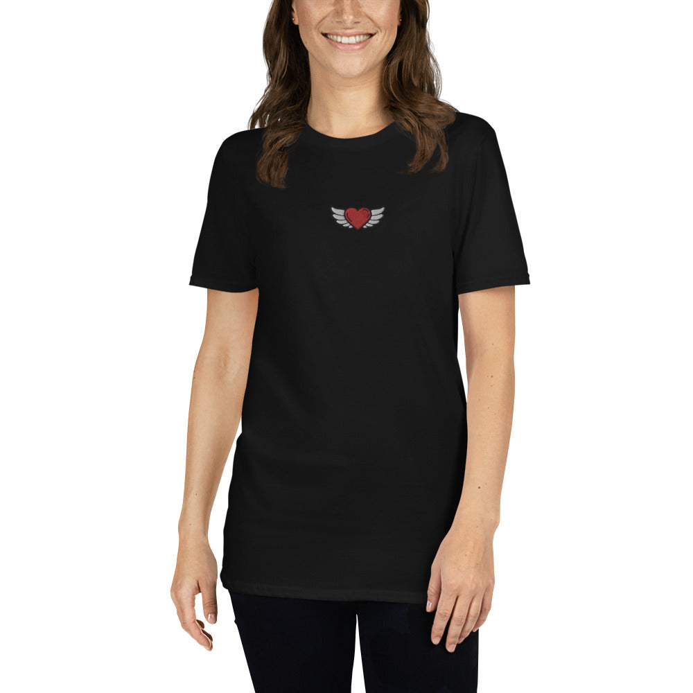 Short-Sleeve Unisex T-Shirt Embroidery