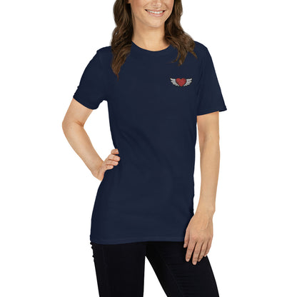 Short-Sleeve Unisex T-Shirt Embroidery