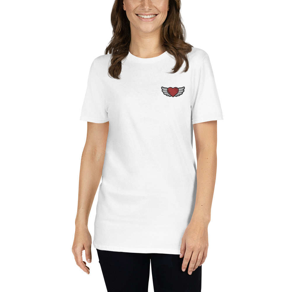 Short-Sleeve Unisex T-Shirt Embroidery