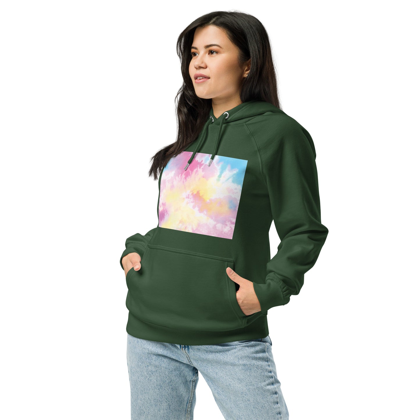 Unisex eco raglan hoodie