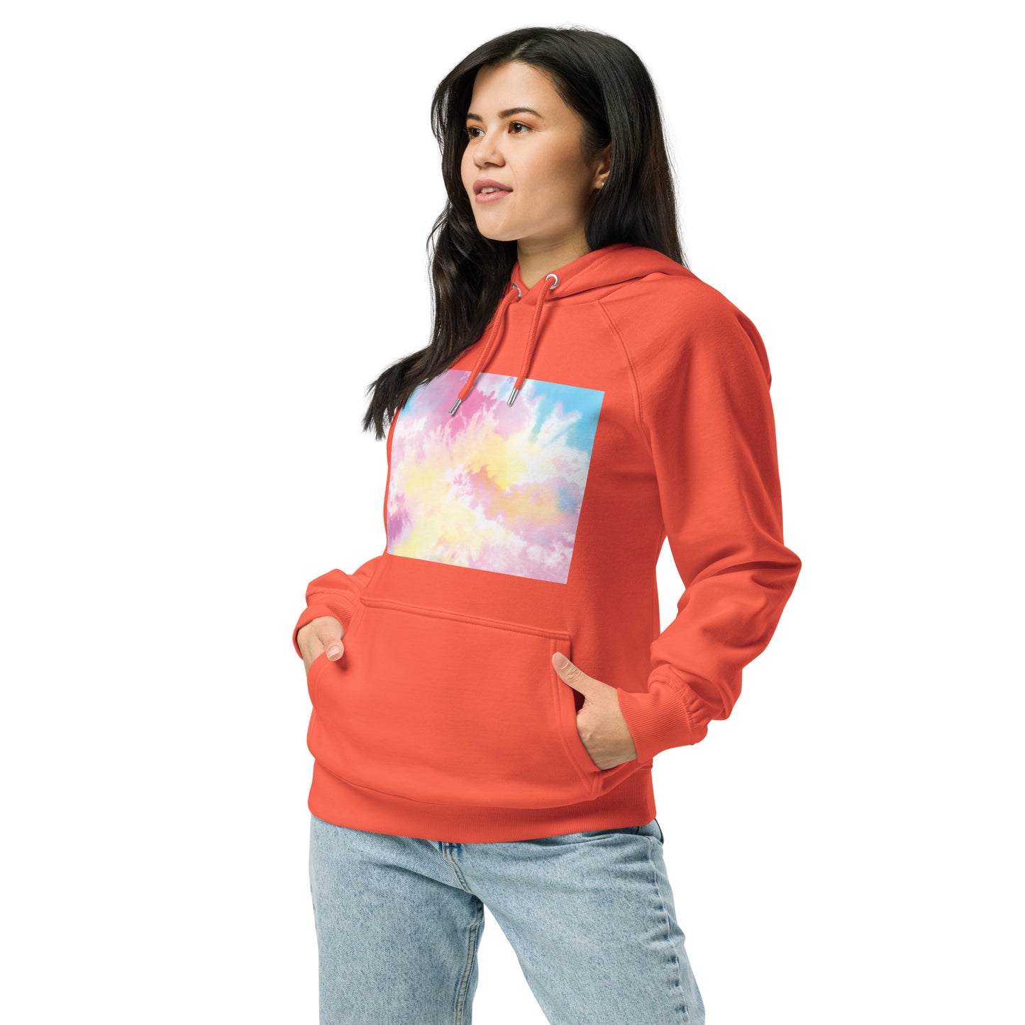 Unisex eco raglan hoodie