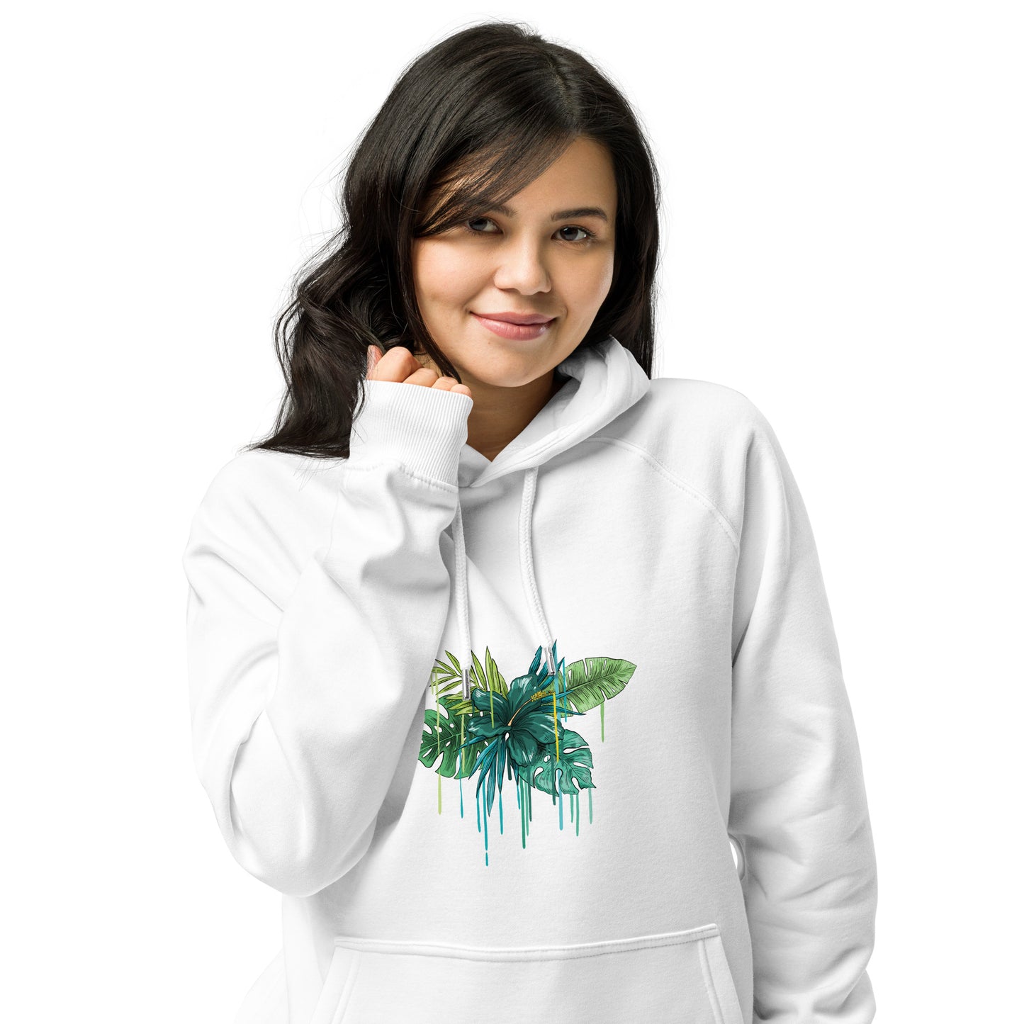 Unisex eco raglan hoodie