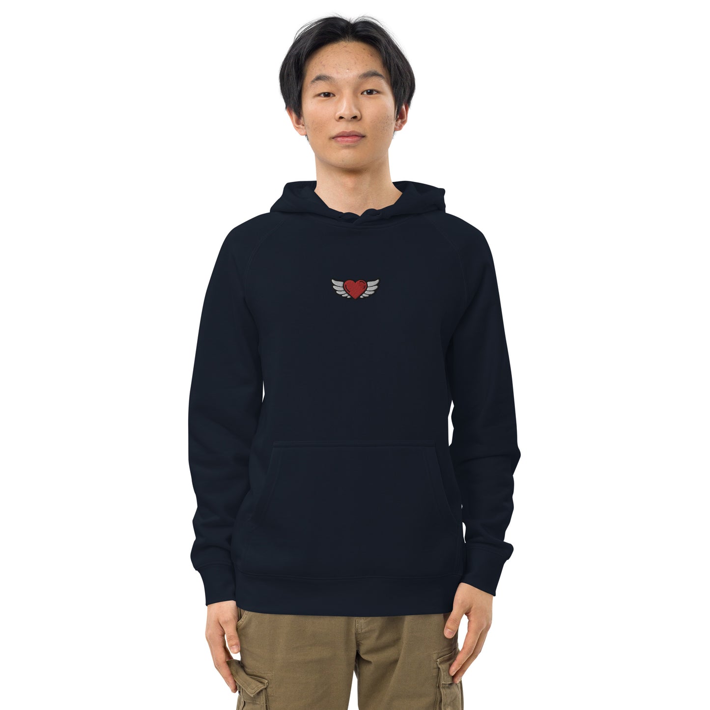 Unisex kangaroo pocket hoodie Embroidery