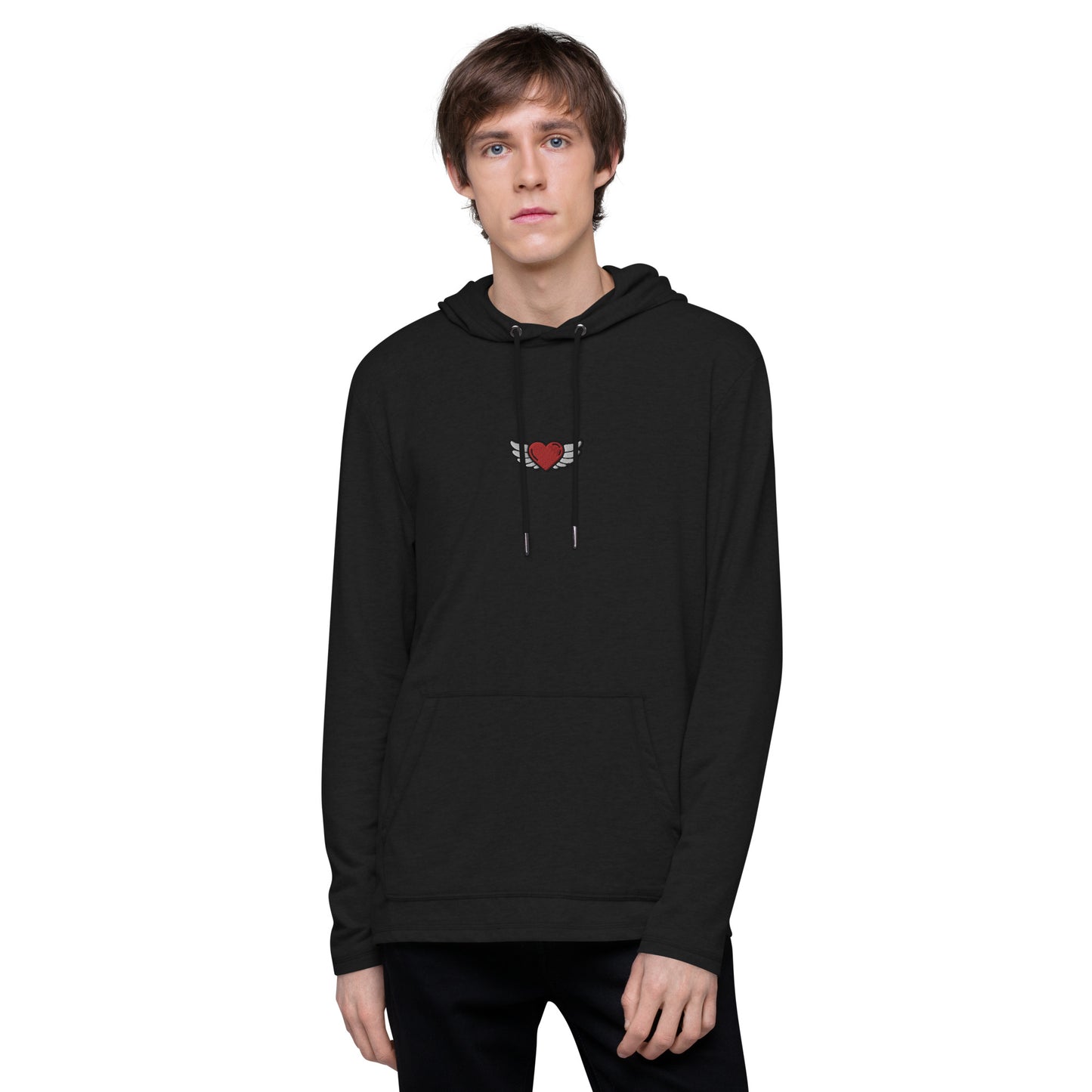 Unisex Lightweight Hoodie Embroidery