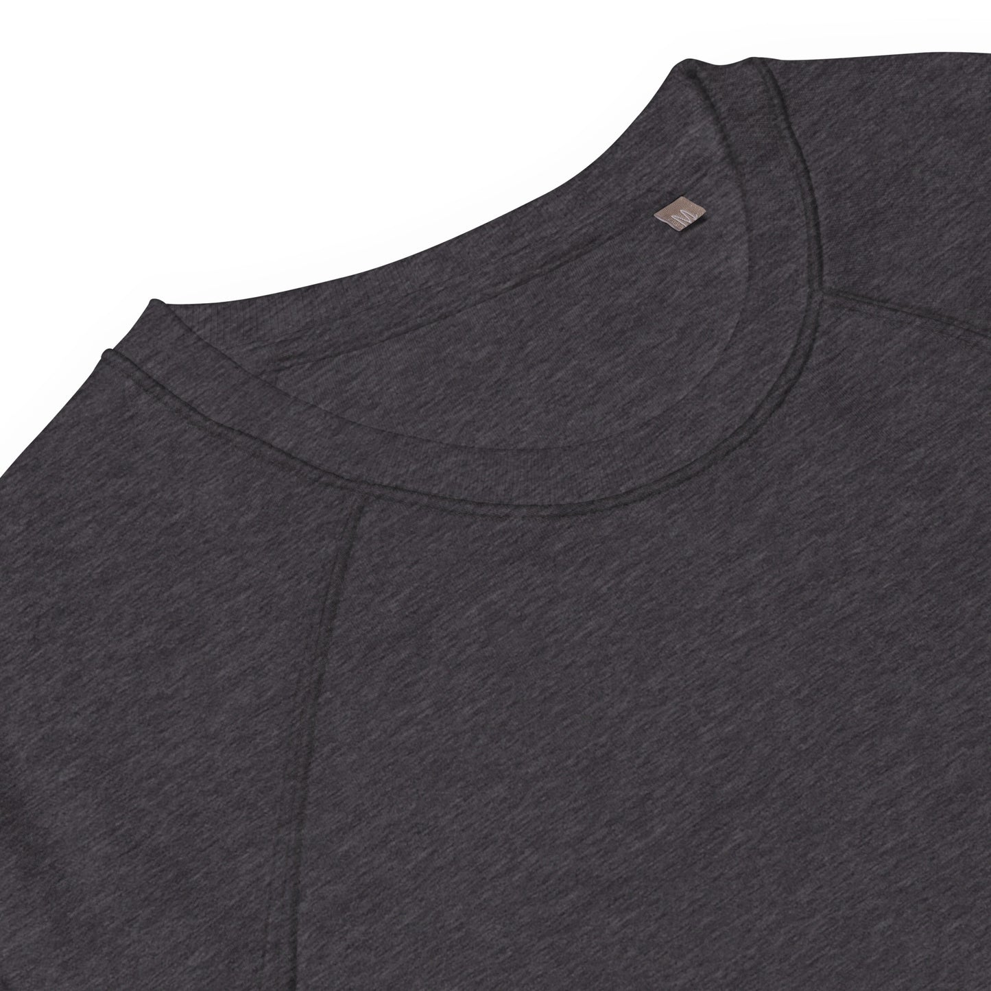 Unisex organic raglan sweatshirt