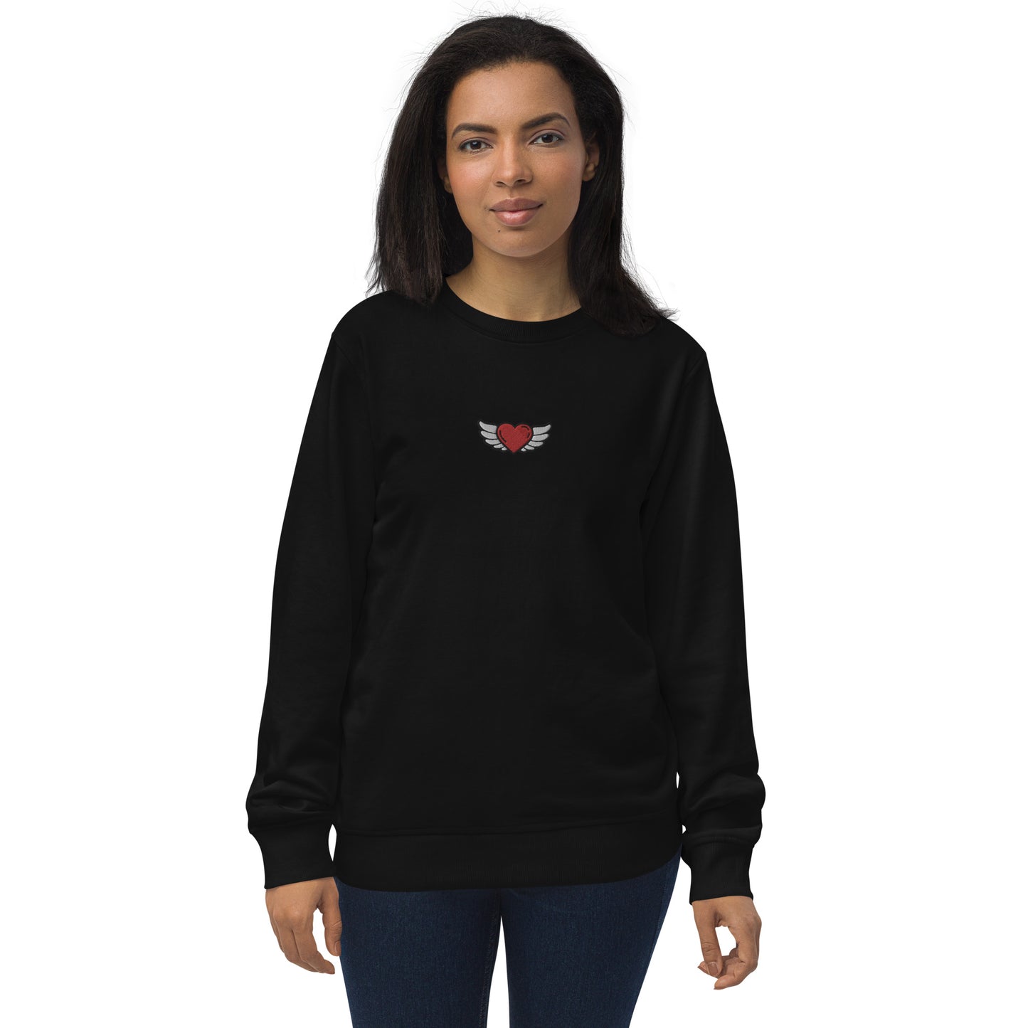 Unisex organic sweatshirt Embroidery