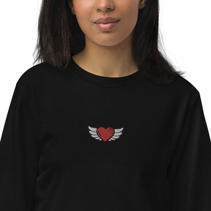 Unisex organic sweatshirt Embroidery