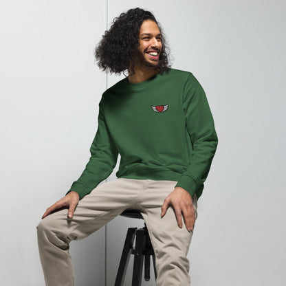 Unisex organic sweatshirt Embroidery