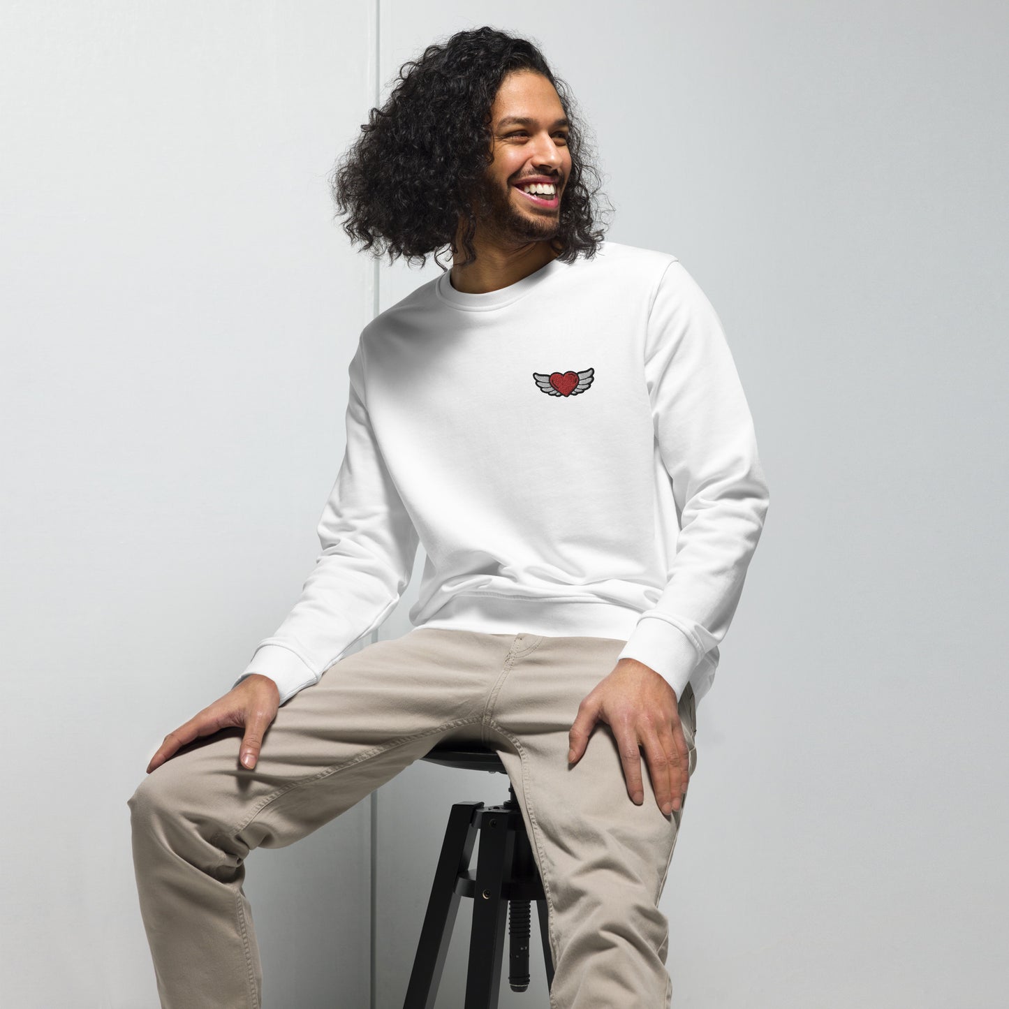 Unisex organic sweatshirt Embroidery