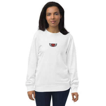 Unisex organic sweatshirt Embroidery