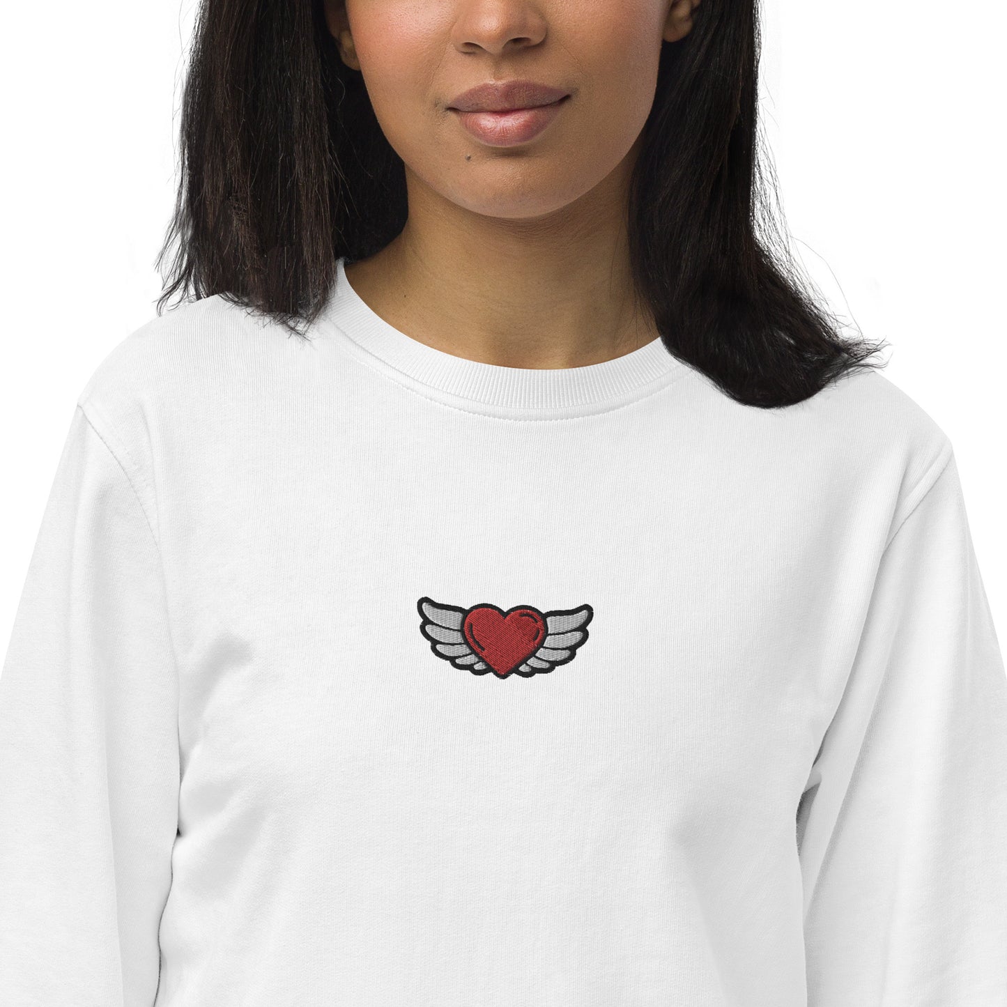 Unisex organic sweatshirt Embroidery