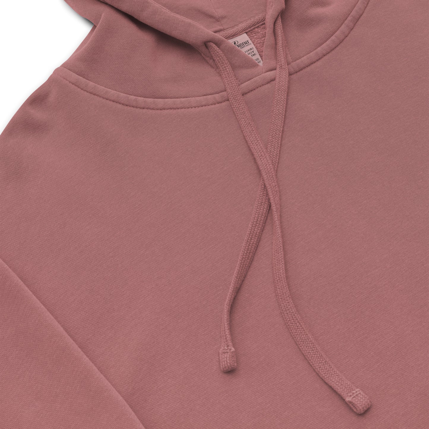 Unisex pigment-dyed hoodie Embroidery