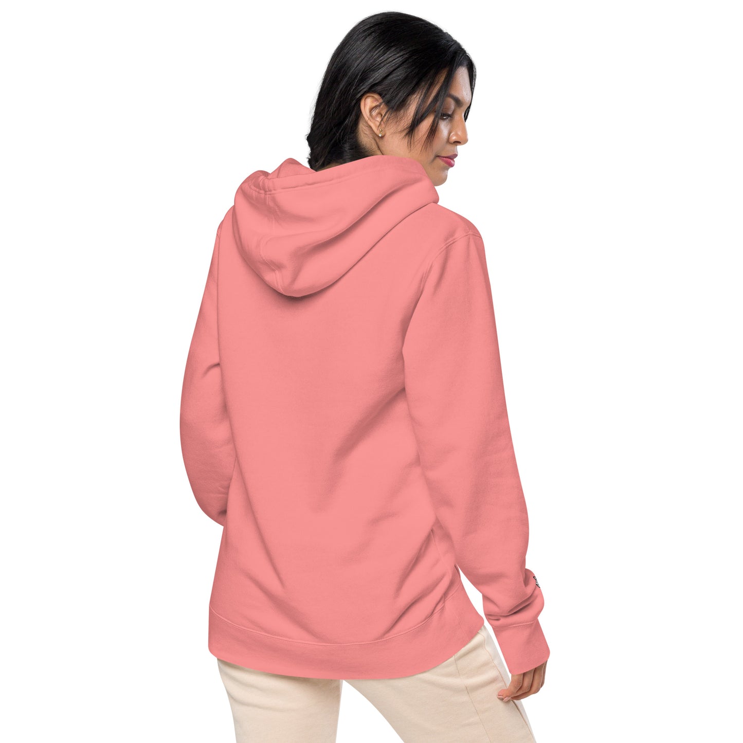 Unisex pigment-dyed hoodie Embroidery