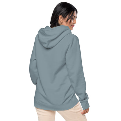 Unisex pigment-dyed hoodie Embroidery