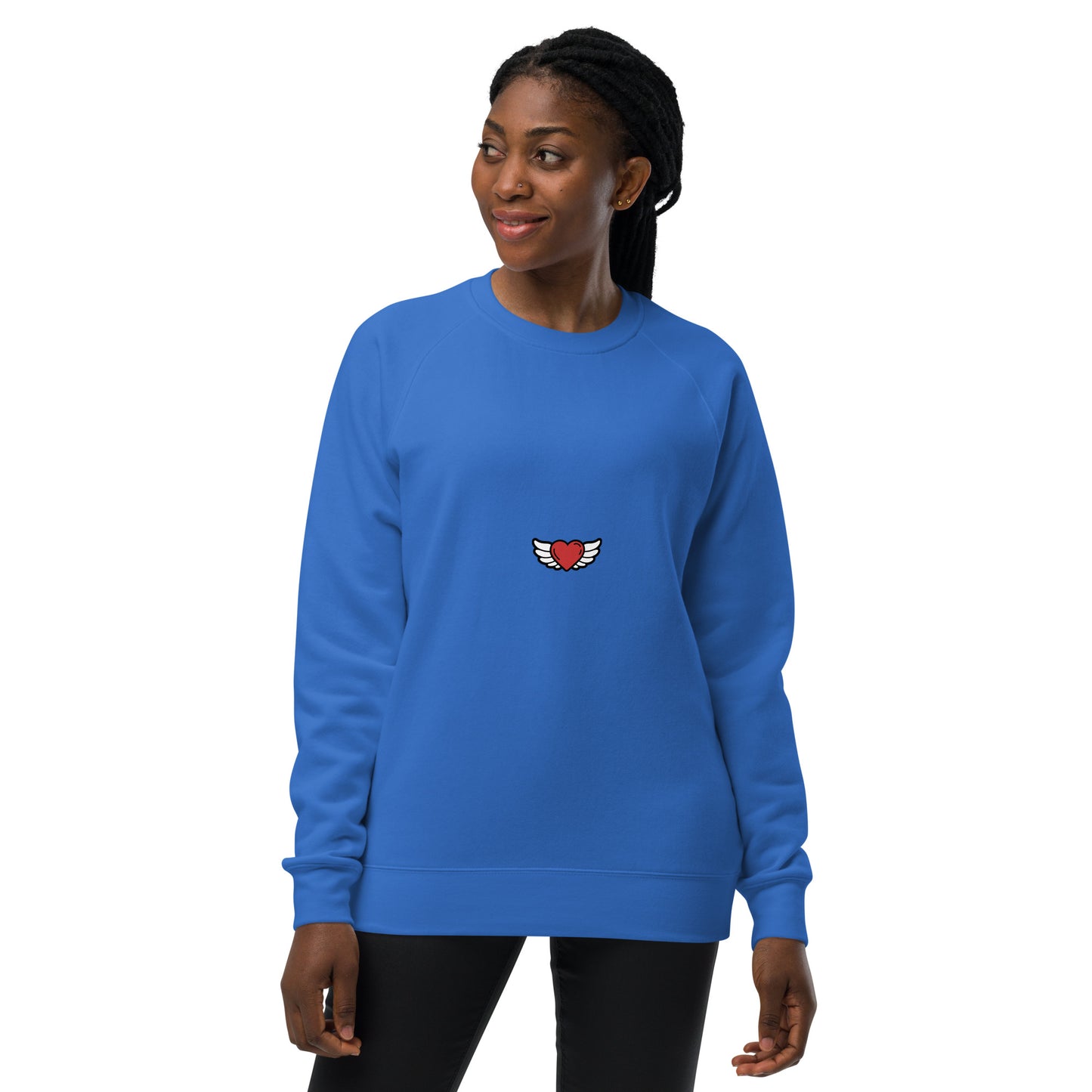 Unisex raglan sweatshirt Embroidery