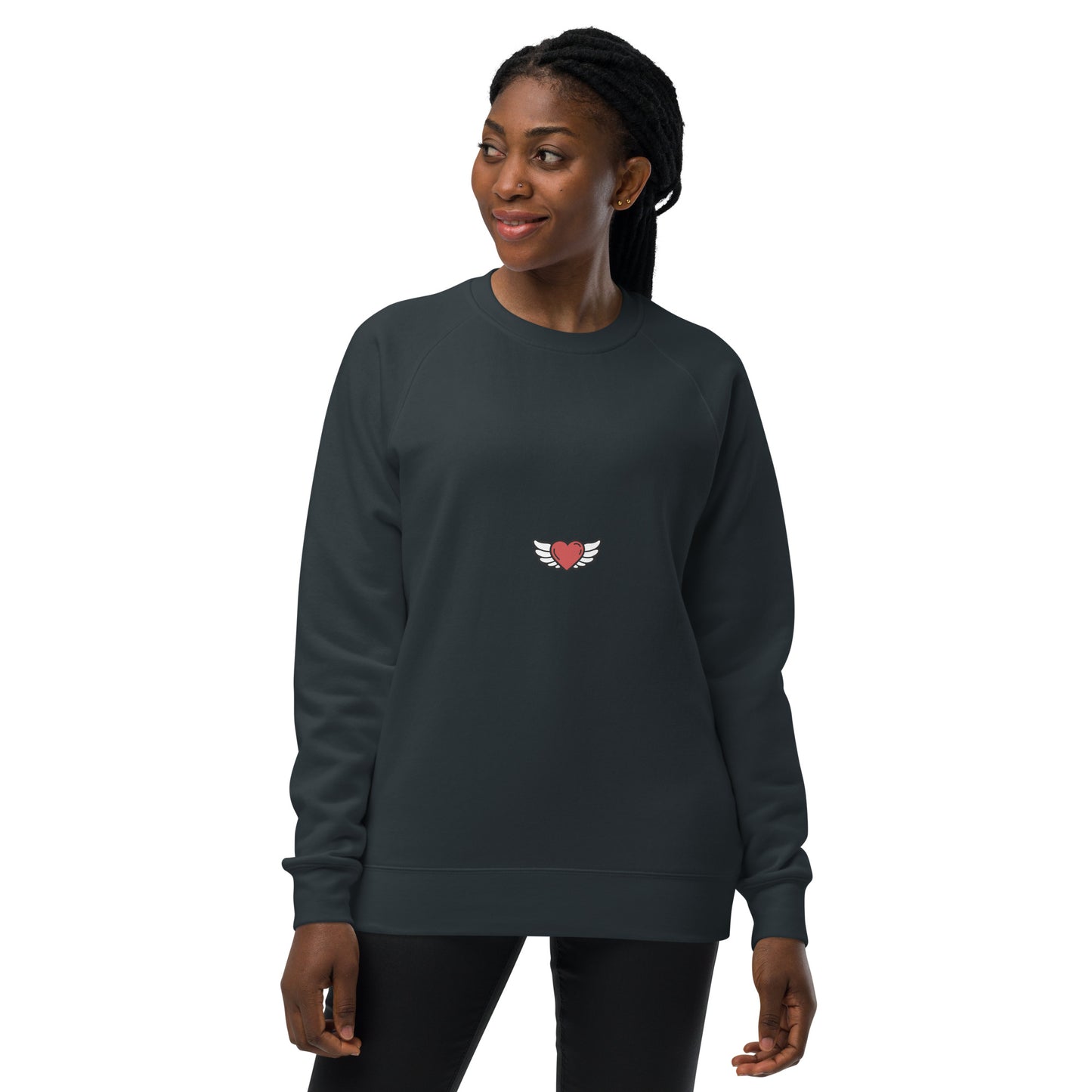 Unisex raglan sweatshirt Embroidery