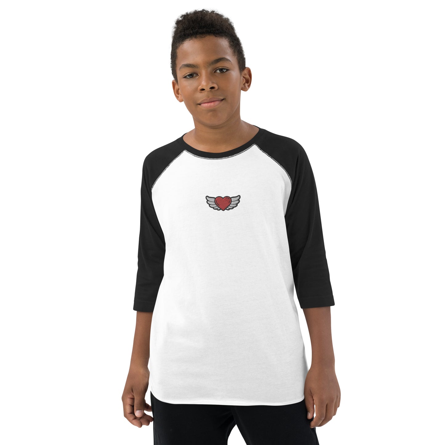 Youth baseball shirt- Embroidery Front center