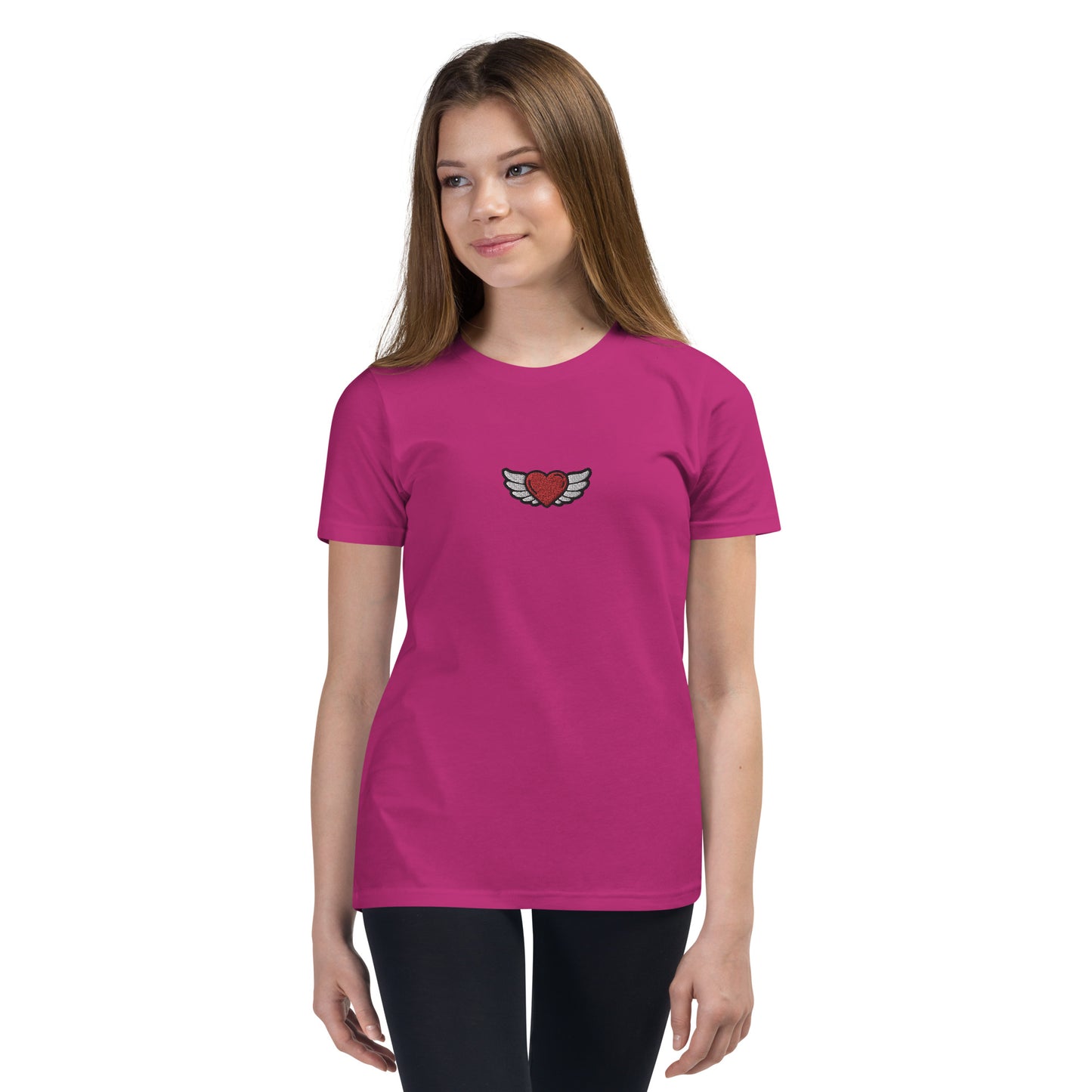 Youth Short Sleeve T-Shirt - Embroidery Front center