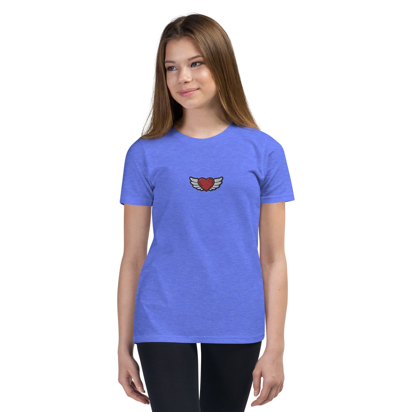 Youth Short Sleeve T-Shirt - Embroidery Front center