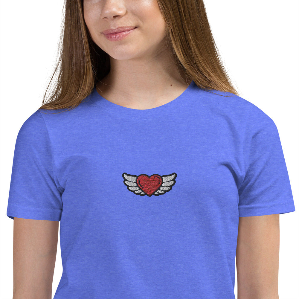 Youth Short Sleeve T-Shirt - Embroidery Front center