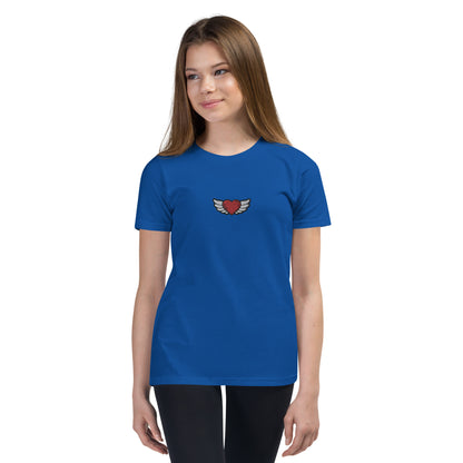 Youth Short Sleeve T-Shirt - Embroidery Front center