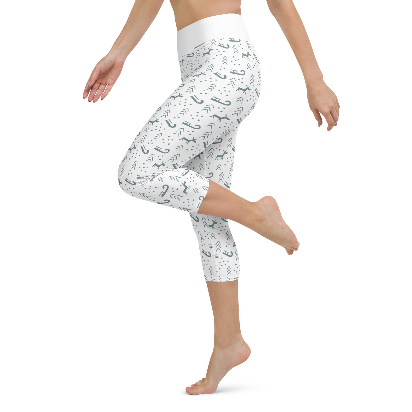 All-Over Print Yoga Capri Leggings