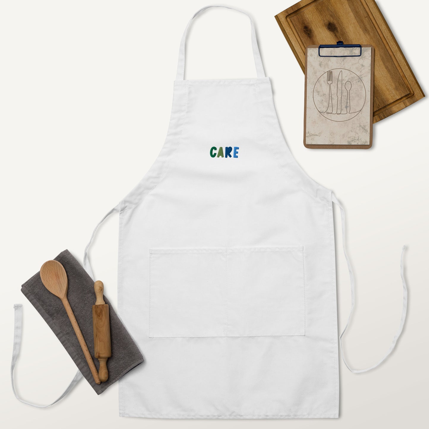 Embroidered Apron