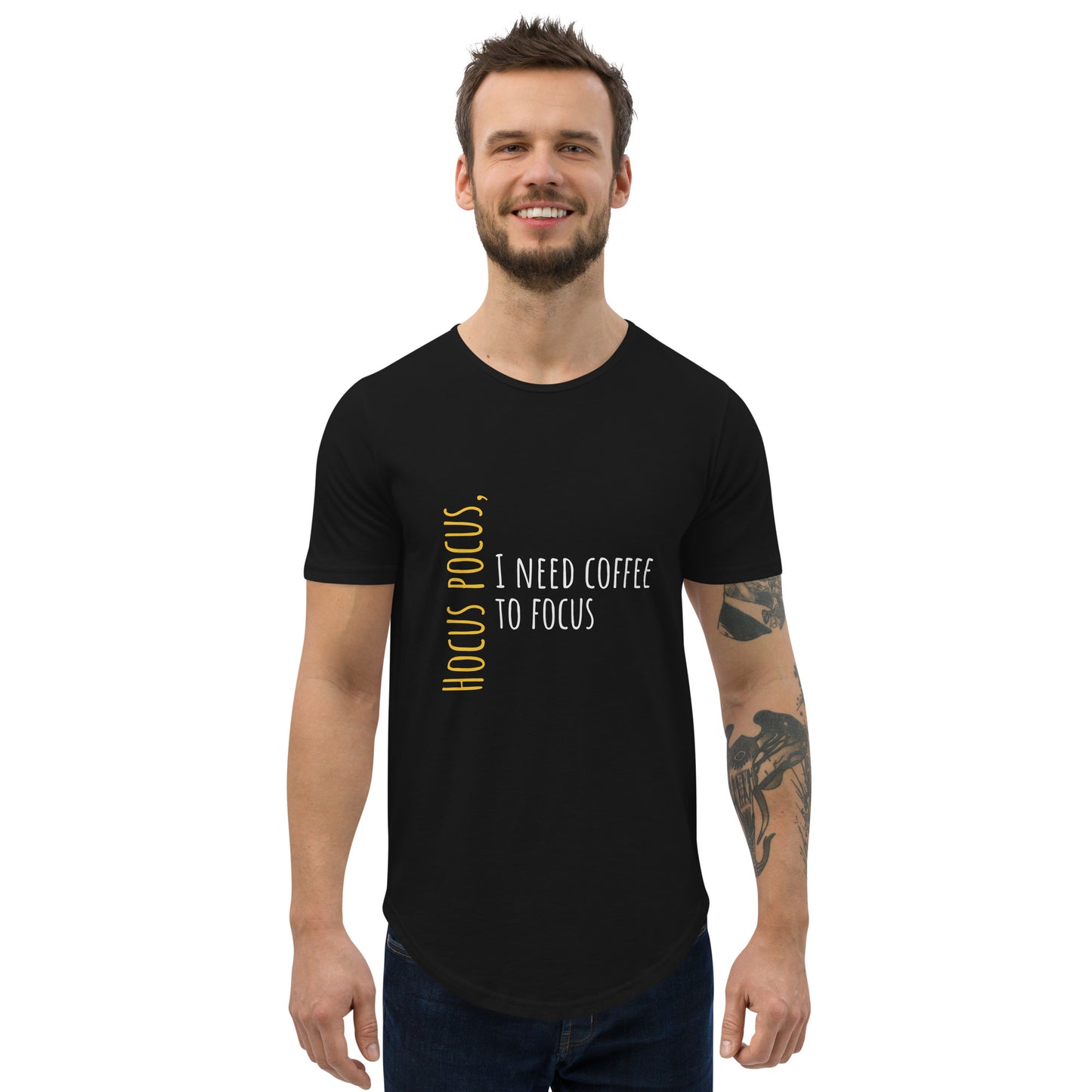 Men's Curved Hem T-Shirt