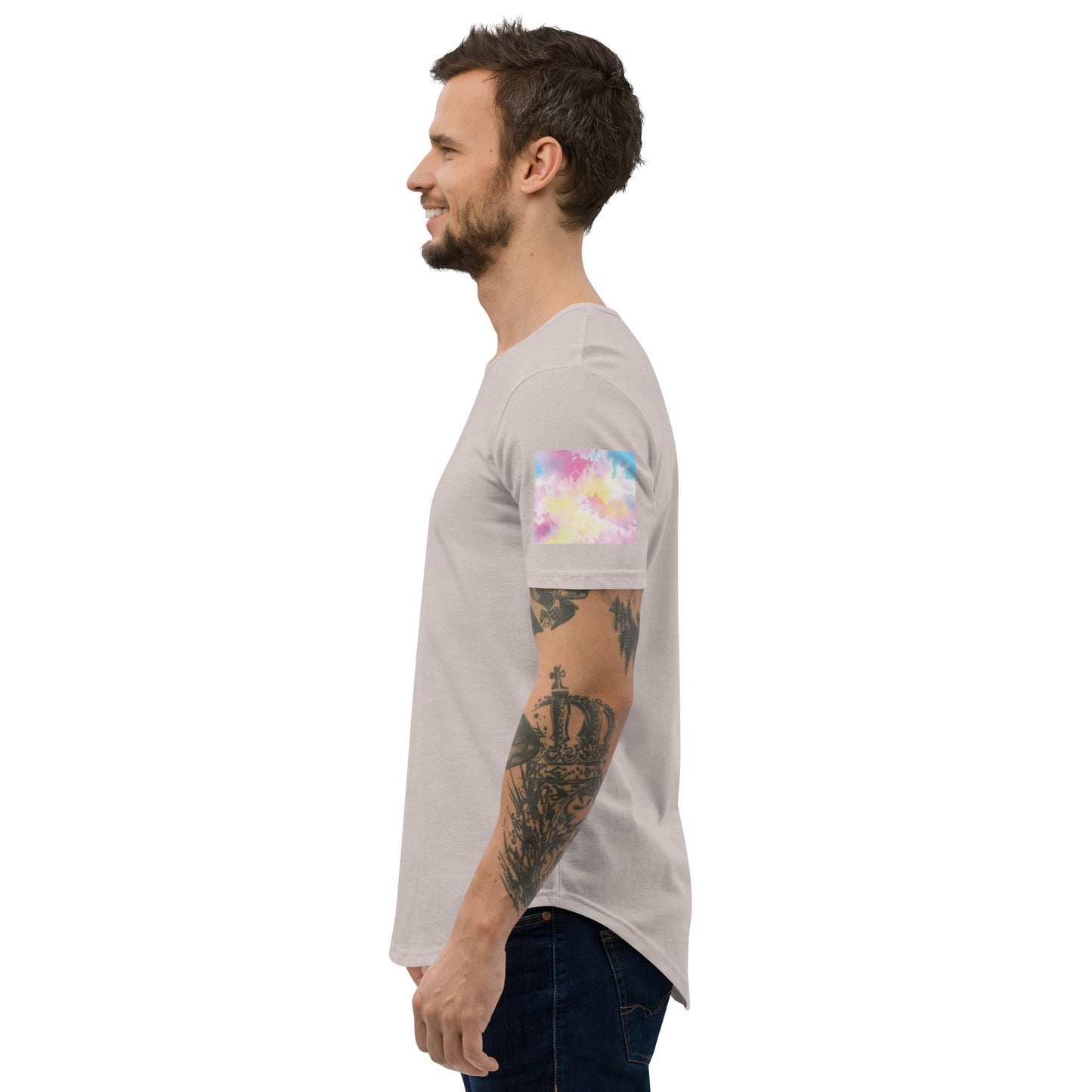 Men's Curved Hem T-Shirt