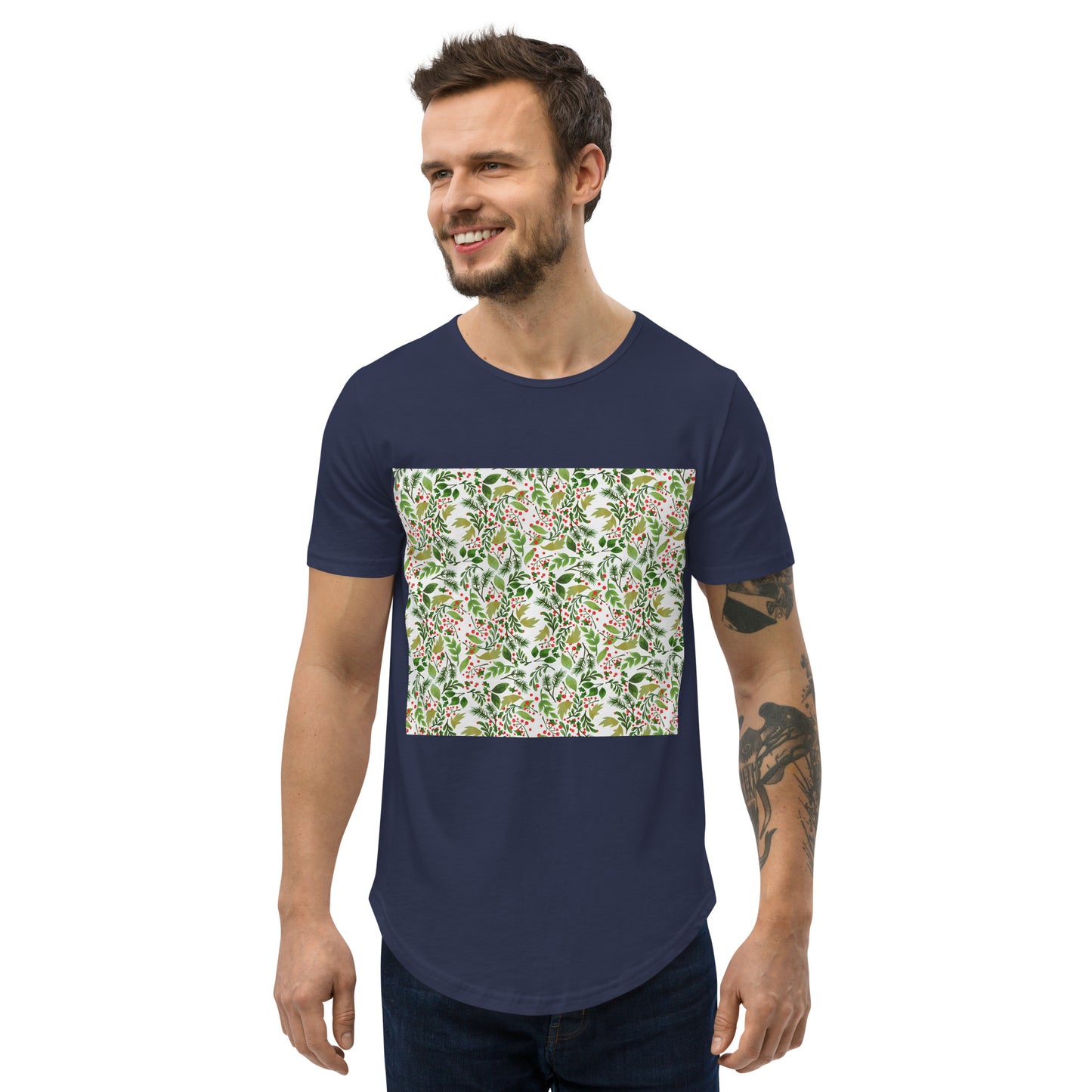 Men's Curved Hem T-Shirt