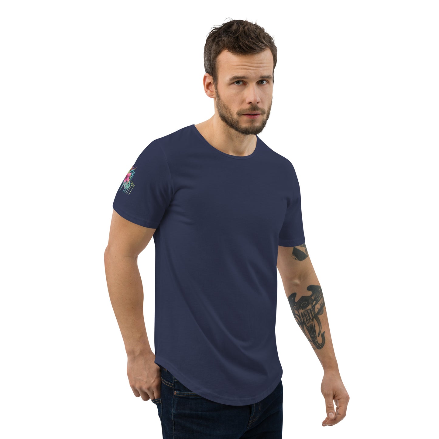 Men's Curved Hem T-Shirt