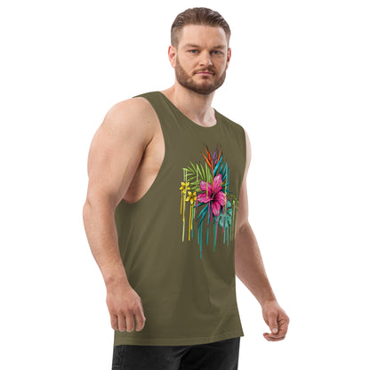 Men’s drop arm tank top