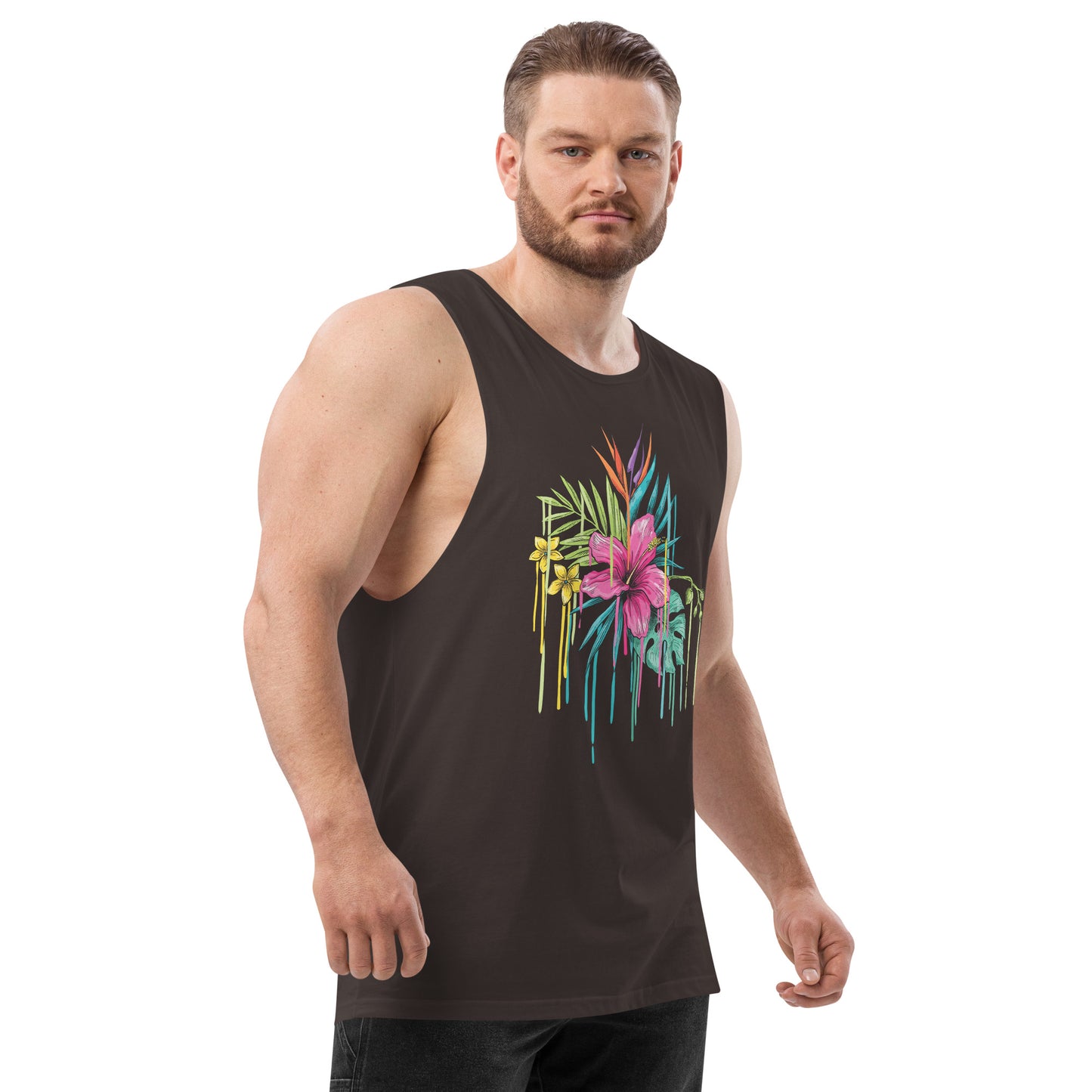 Men’s drop arm tank top