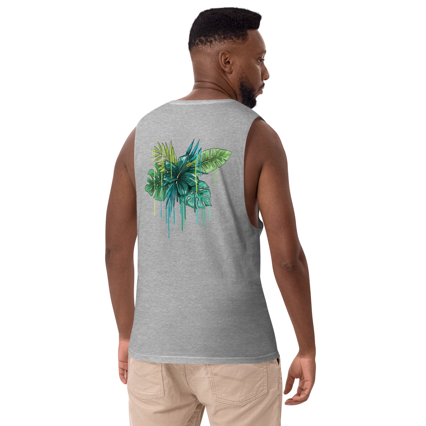 Men’s drop arm tank top