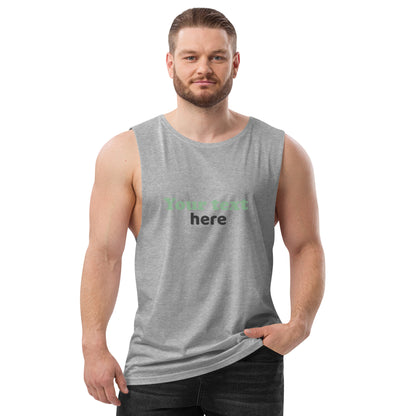 Men’s drop arm tank top