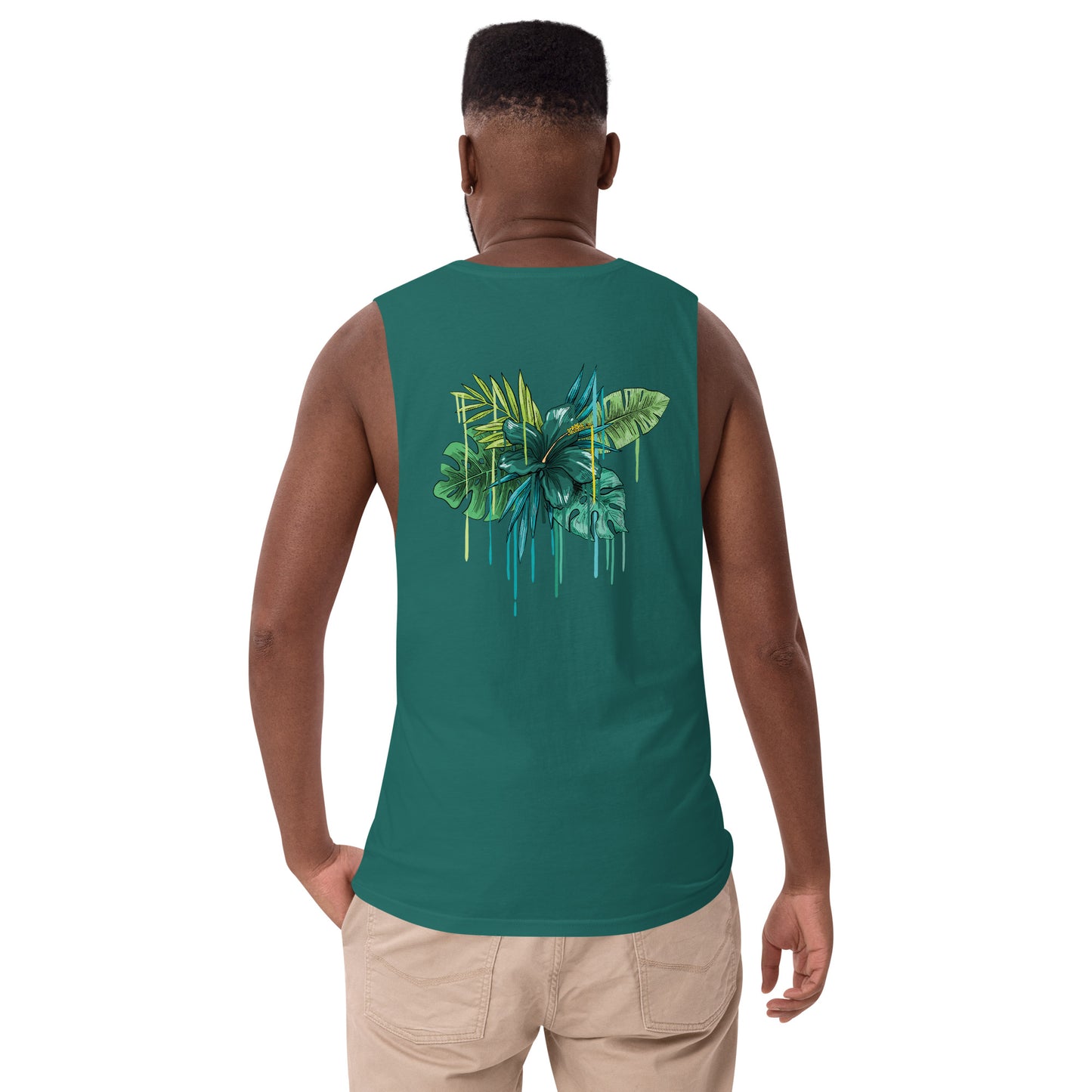 Men’s drop arm tank top