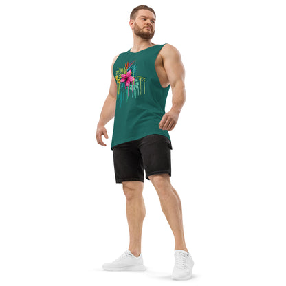 Men’s drop arm tank top