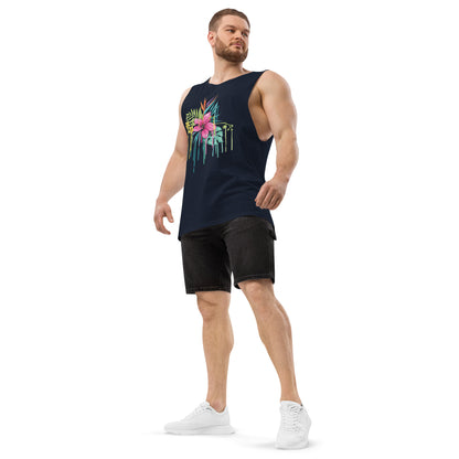 Men’s drop arm tank top