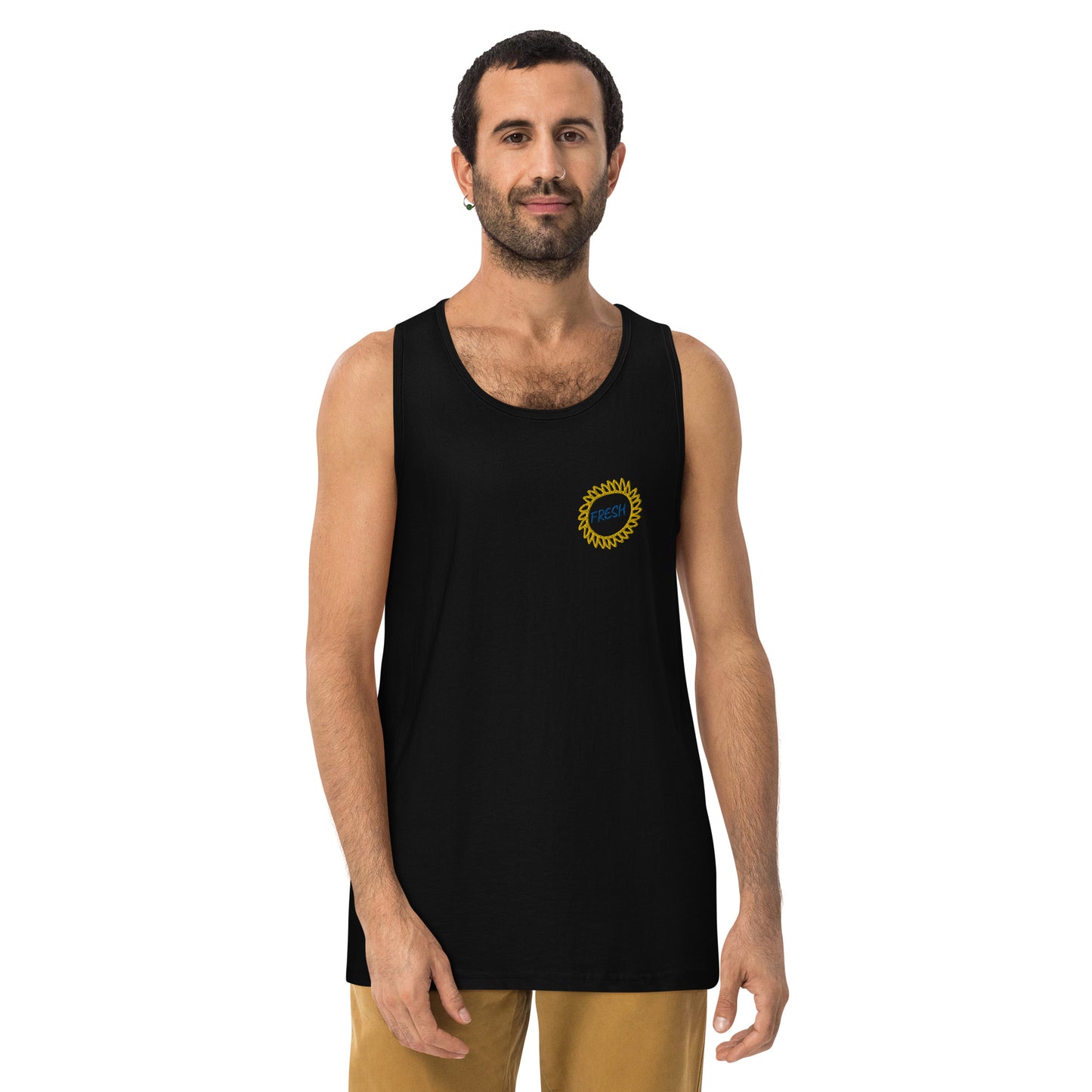 Men’s premium tank top (Embroidery)