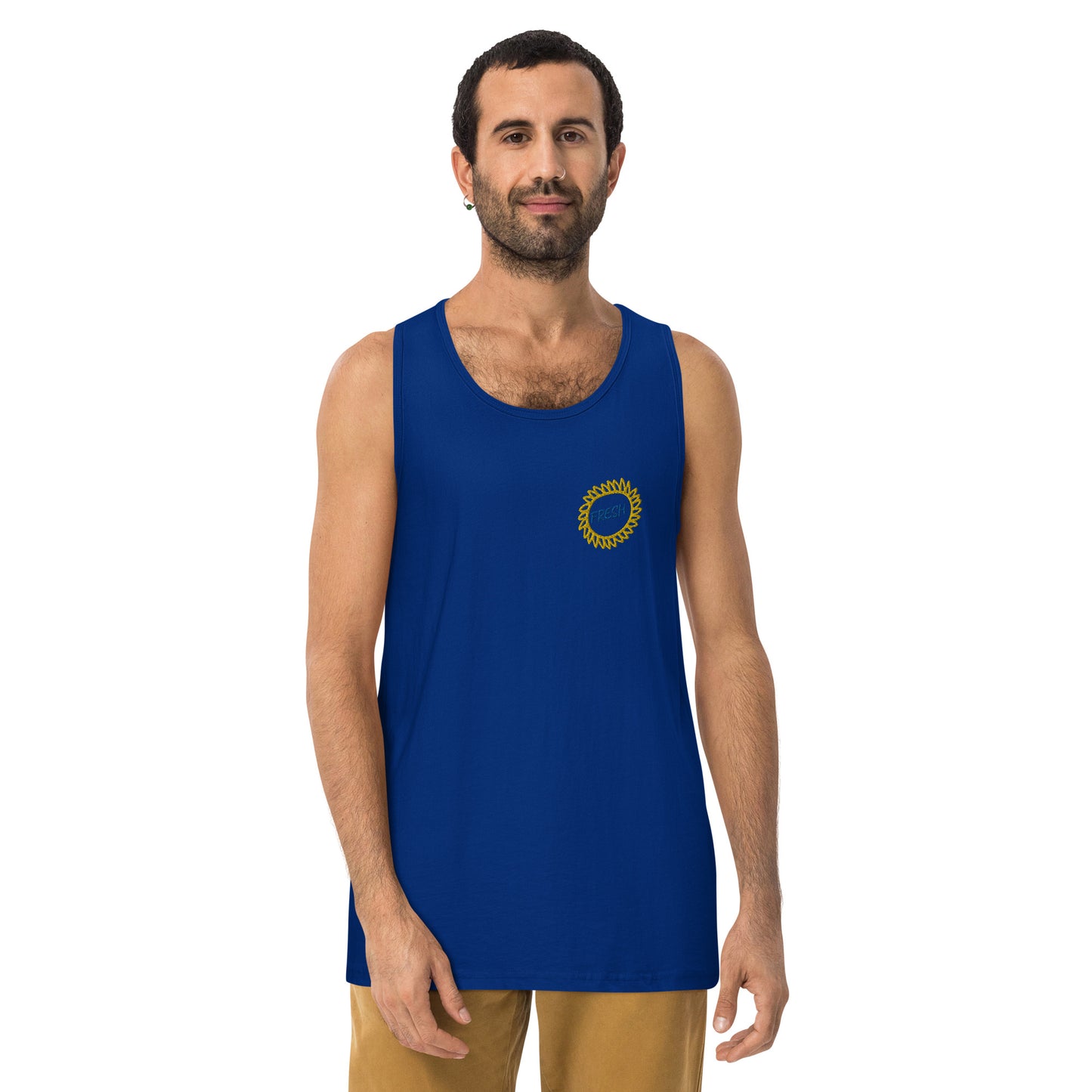 Men’s premium tank top (Embroidery)