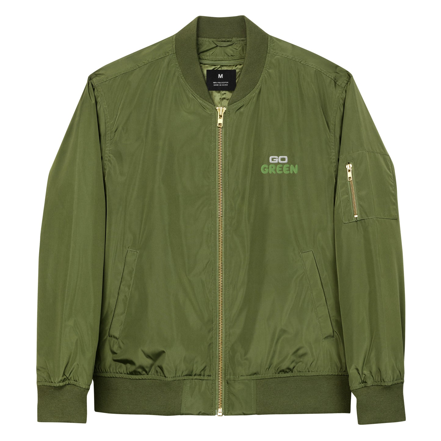 Premium recycled bomber jacket