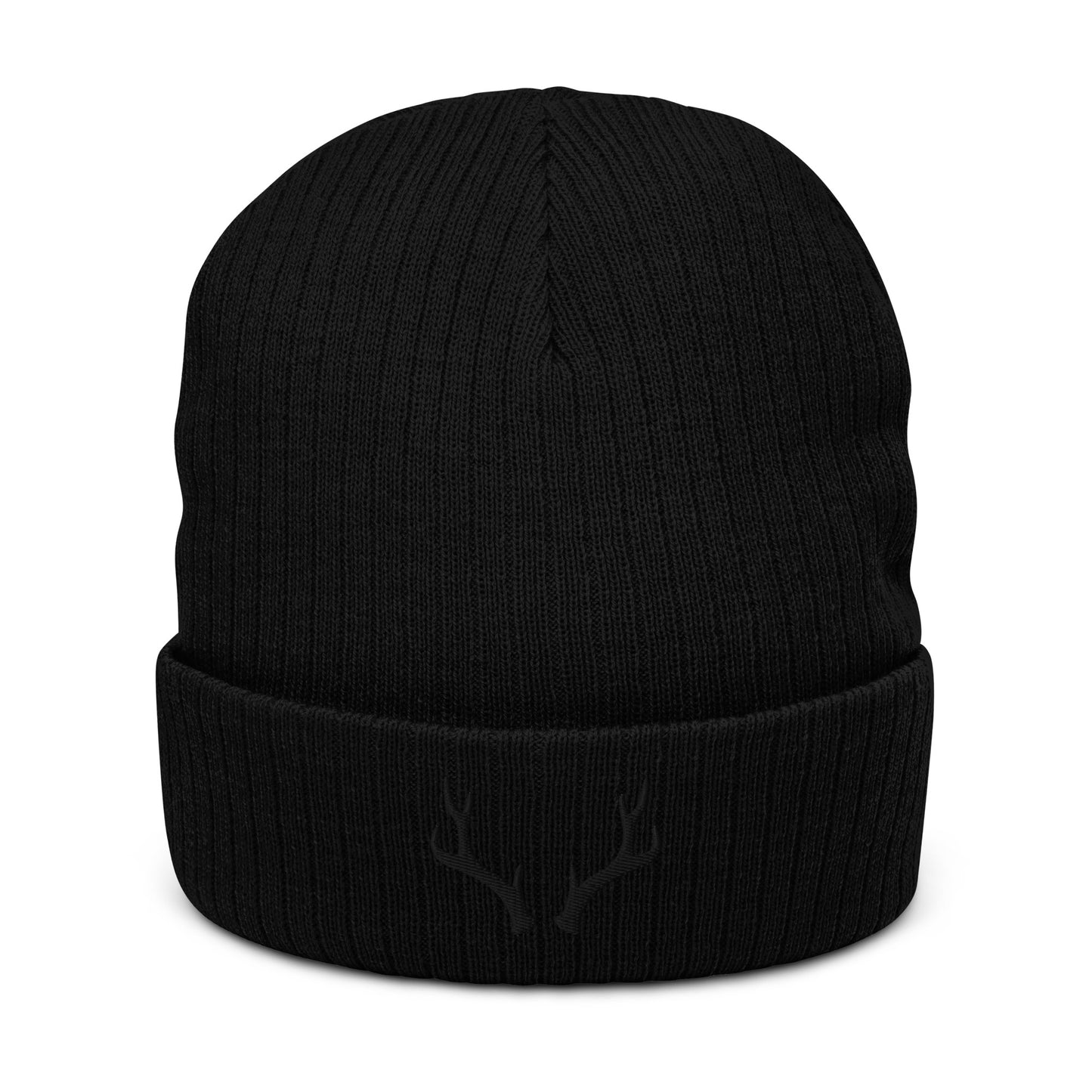 Ribbed knit beanie (Embroidery)