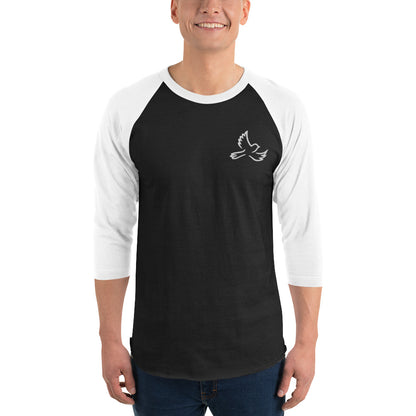 Unisex 3/4 sleeve raglan shirt (Embroidery)